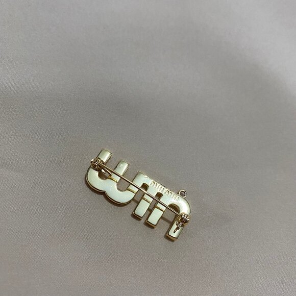 Miu Miu Women's Diamond Brooch - Picture 9 of 9